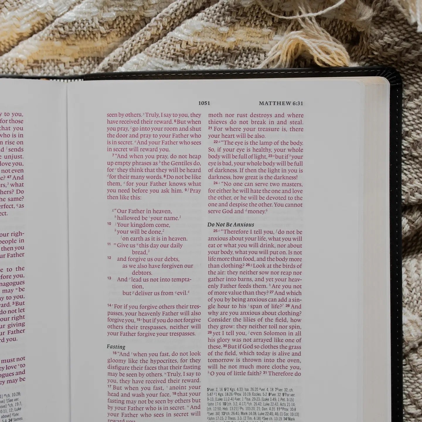 ESV Wide Margin Reference Bible - Morning Glory