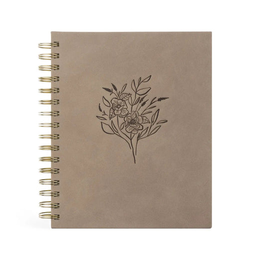 12 Month Undated Spiral Planner: Marlo Design