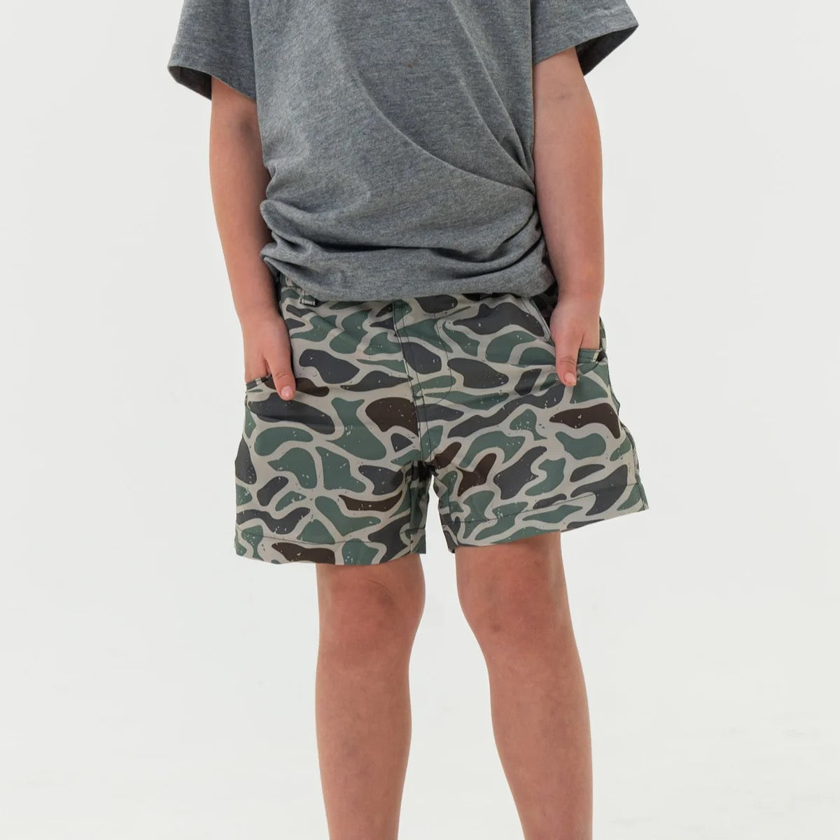 Burlebo Youth Everyday Short - Retro Duck Camo