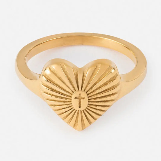 Radiant Heart Ring
