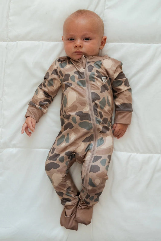 Burlebo Baby Zip Up-Pintail Camo