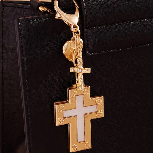 Cross Locket Bag Charm
