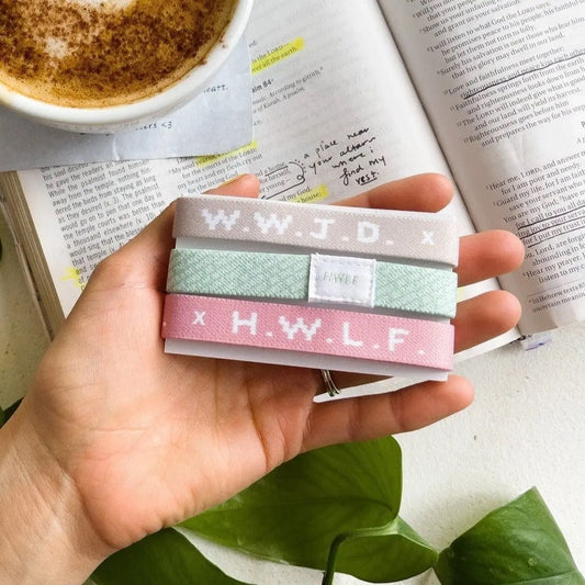 WWJDxHWLF 3pk Bracelets