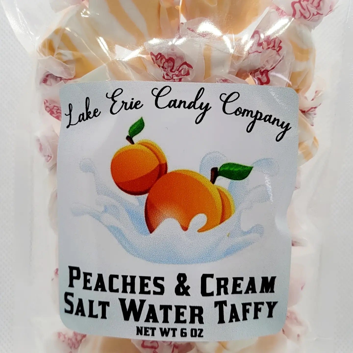Peaches & Cream Salt Water Taffy