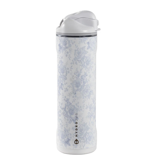 Hydrojug Blue Floral 32oz Dual Tumbler