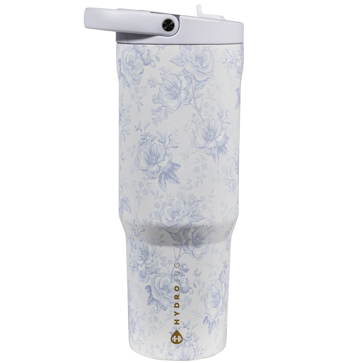 Hydrojug Blue Floral 40oz Sport Tumbler