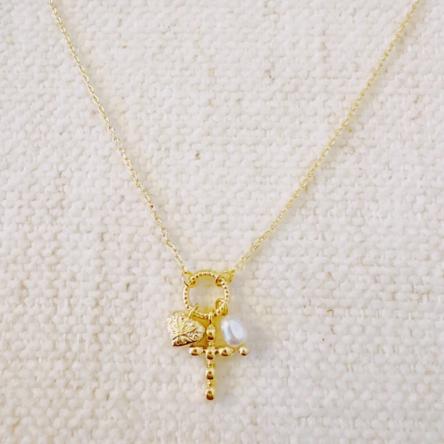 Faith & Love Charm Necklace