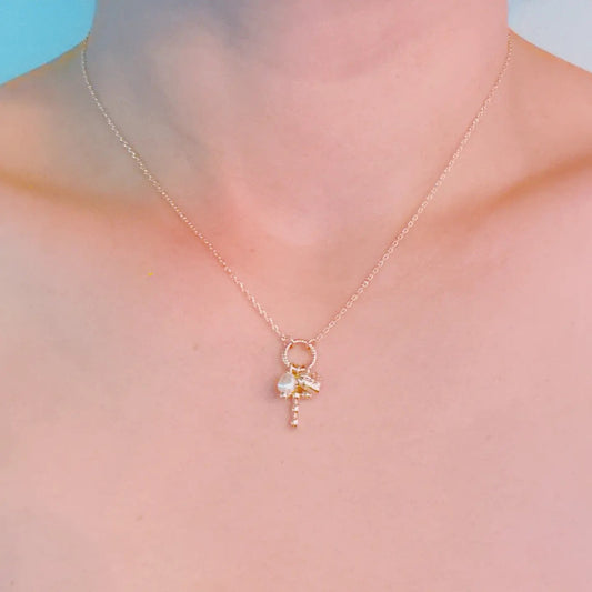 Faith & Love Charm Necklace