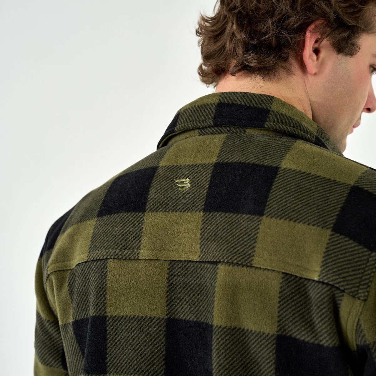 Burlebo Mallard Green Plaid Shacket