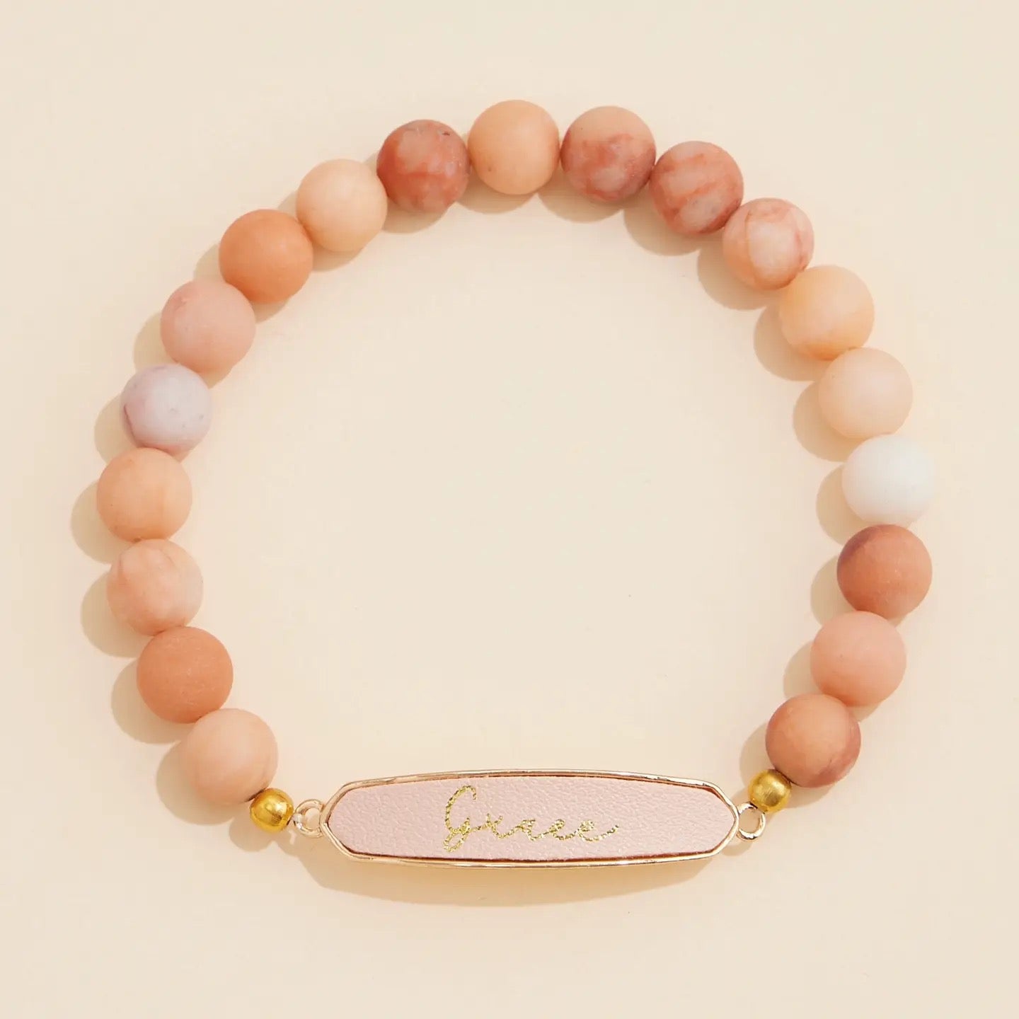Grace Natural Stone Beaded Bracelet