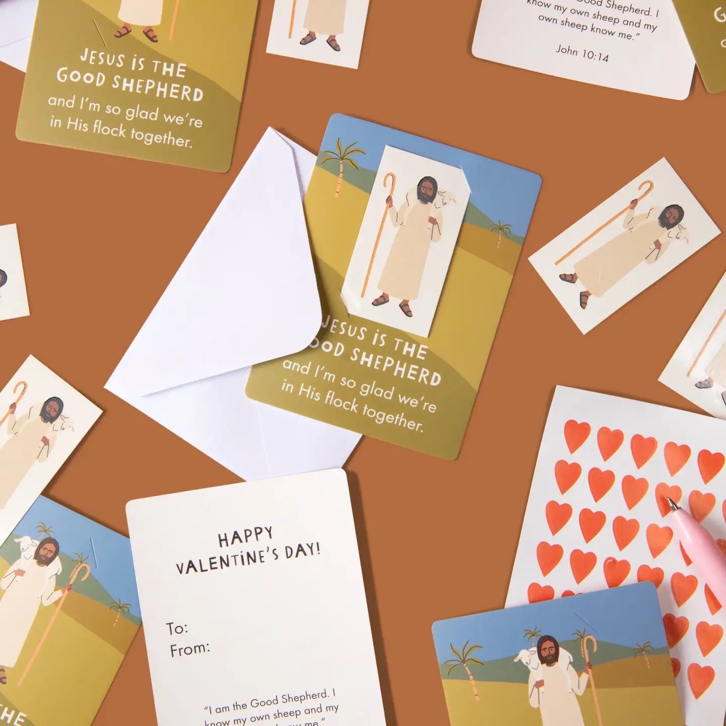 Jesus Valentine Cards with Temporary Tattoos