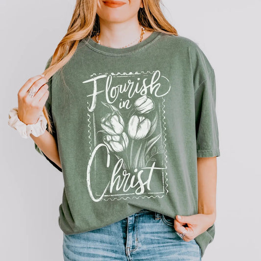 Flourish In Christ Tee