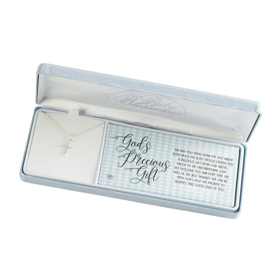 God's Precious Gift Cross Necklace