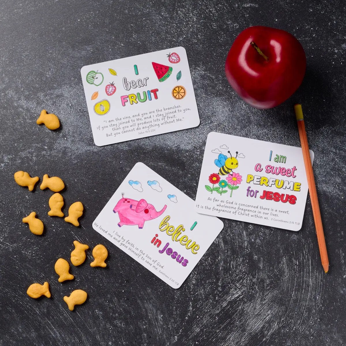 Jesus Loves Me Coloring Cards