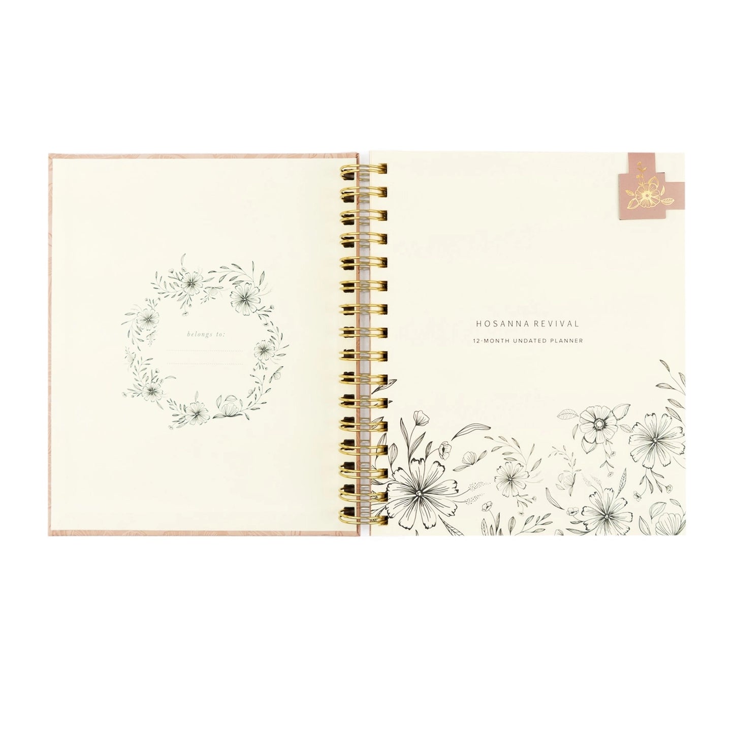 12 Month Undated Planner: Sonora