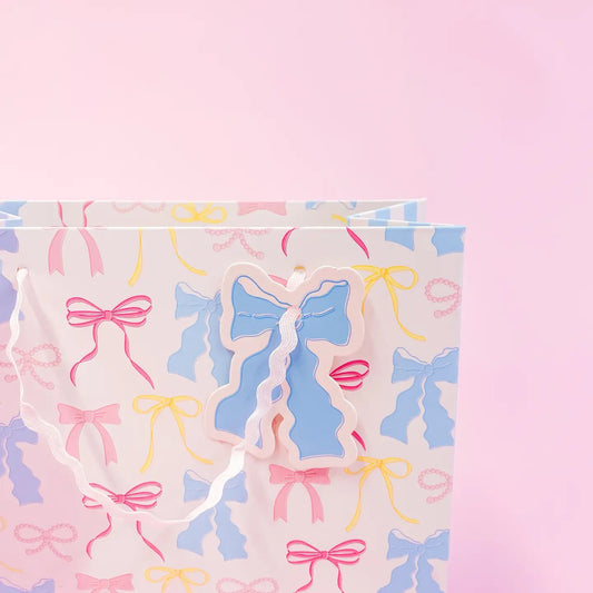 Pastel Bows Gift Bag;