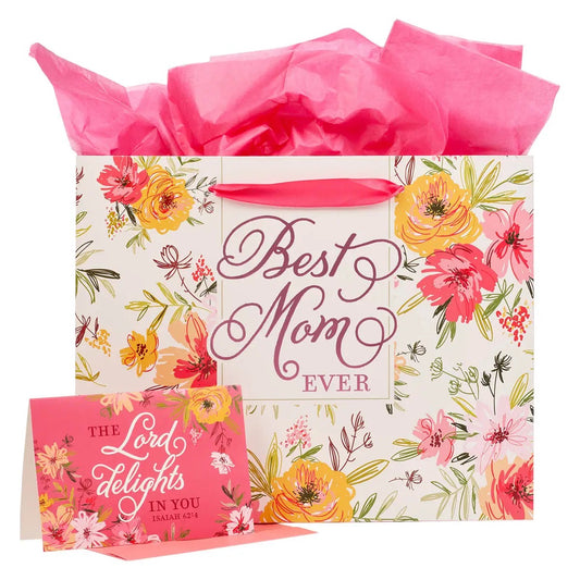 Gift Bag w/ Card Best Mom Ever