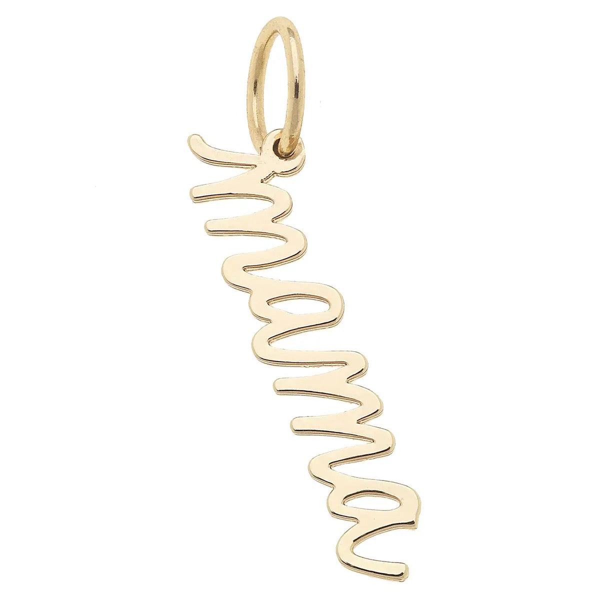 Mama Cursive Charm