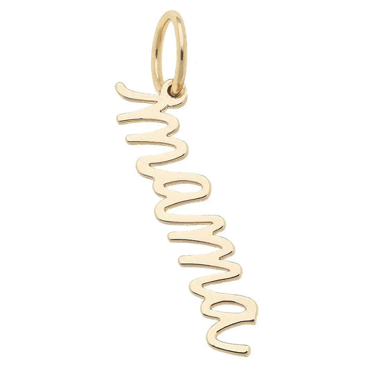 Mama Cursive Charm