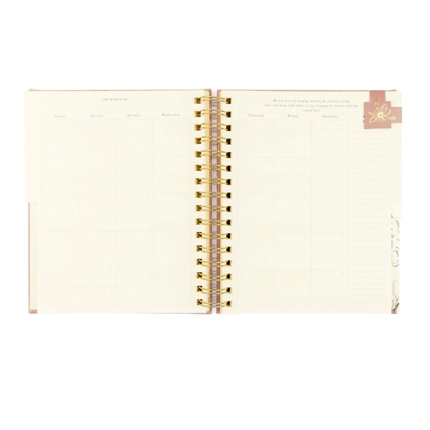 12 Month Undated Planner: Sonora