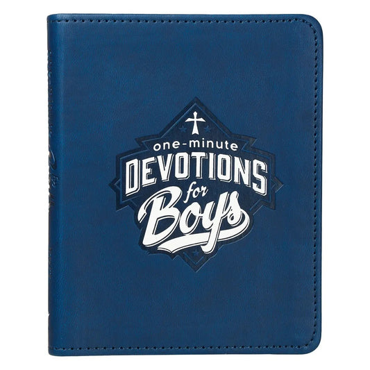 One Minute Devotions For Boys Faux Leather