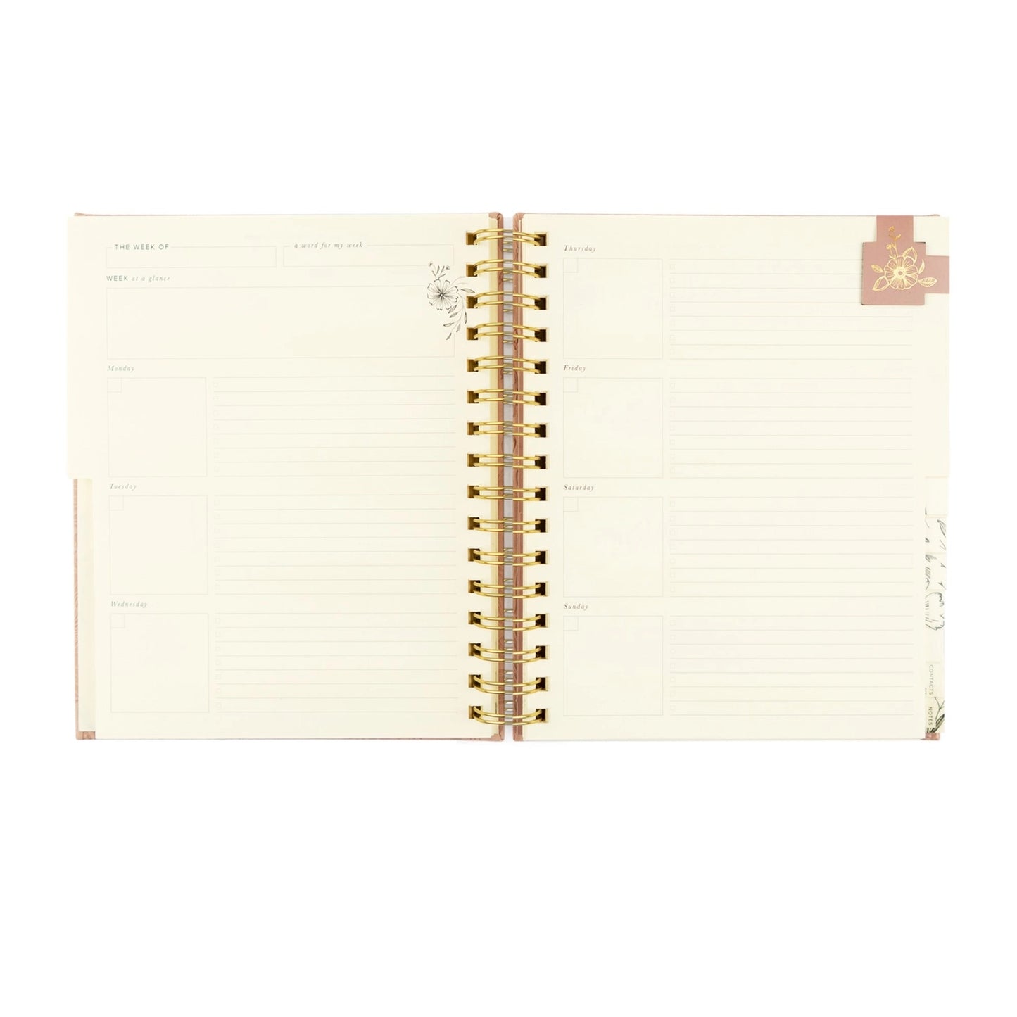 12 Month Undated Planner: Sonora