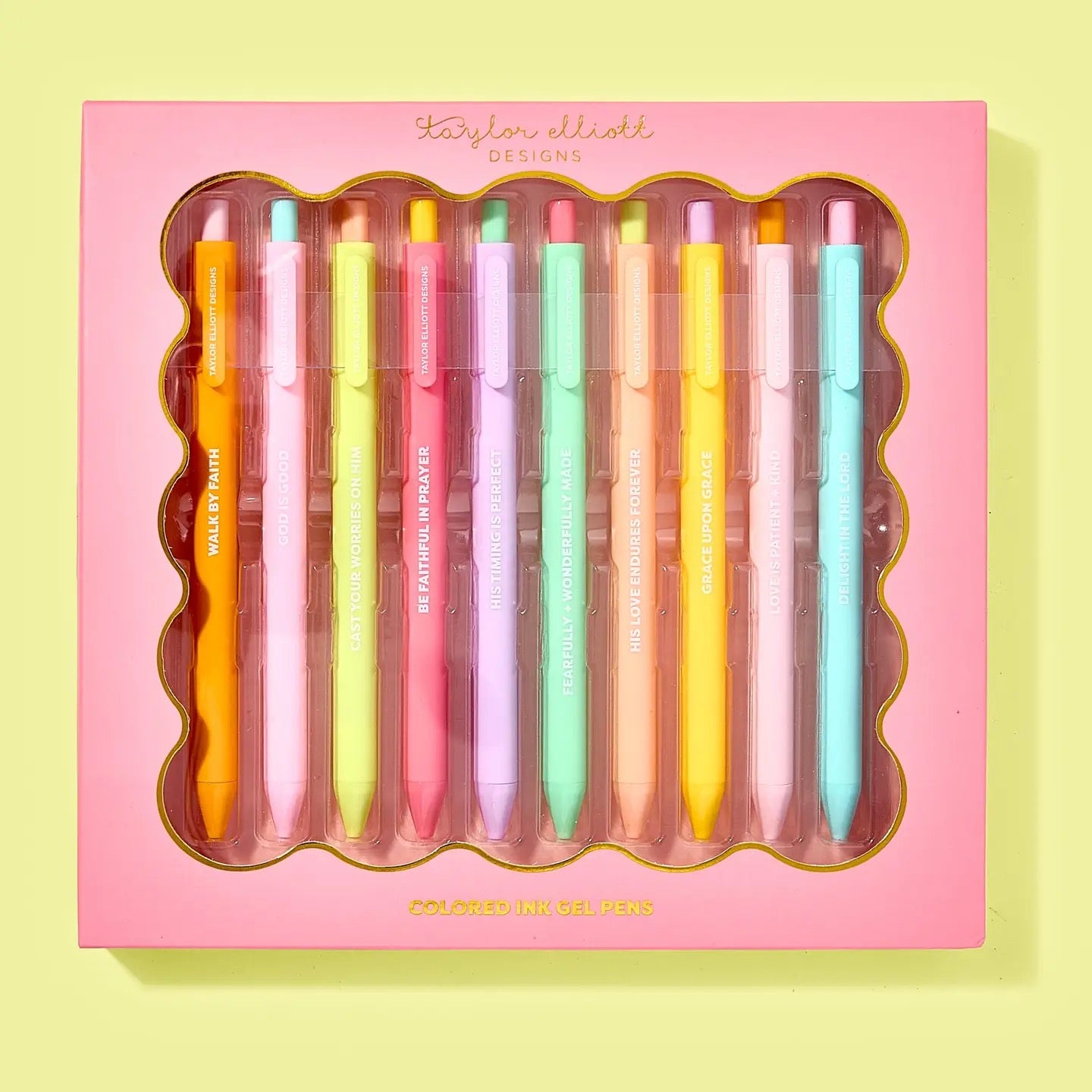 Motivational Gel Pen Set