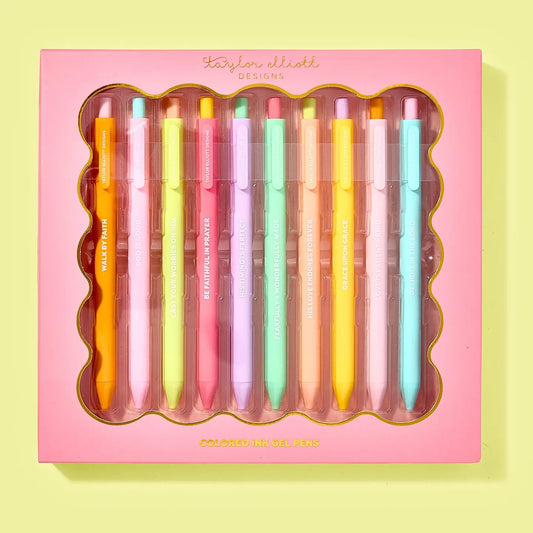 Motivational Gel Pen Set