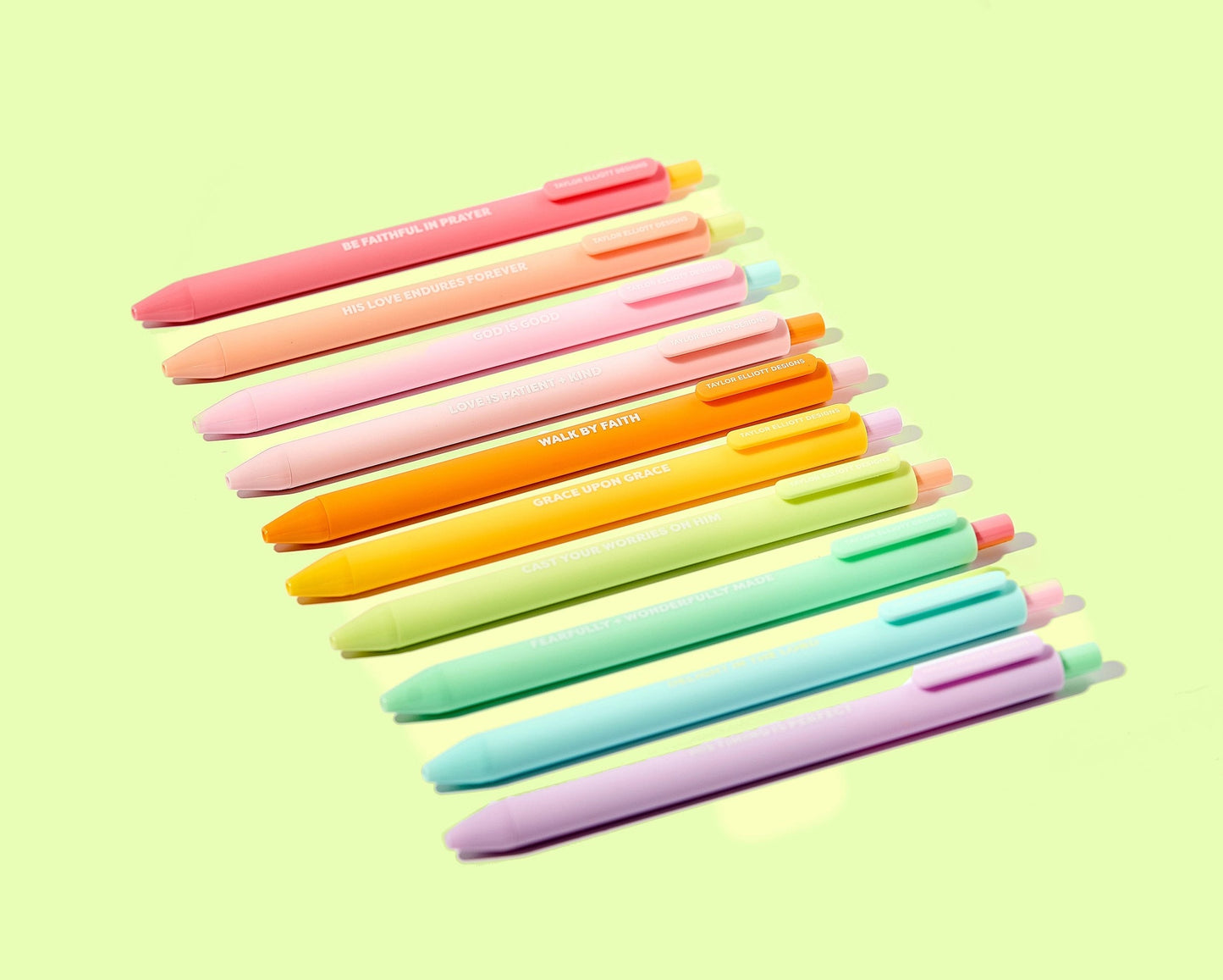 Motivational Gel Pen Set