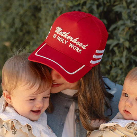 Motherhood is Holy Work Hat