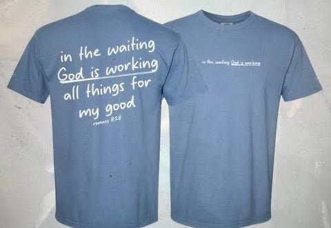 In The Waiting Washed Denim Tee