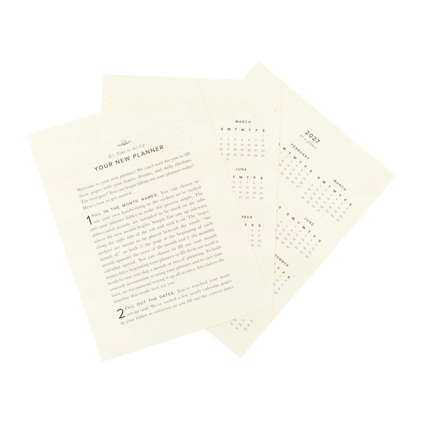 12 Month Undated Planner: Sonora