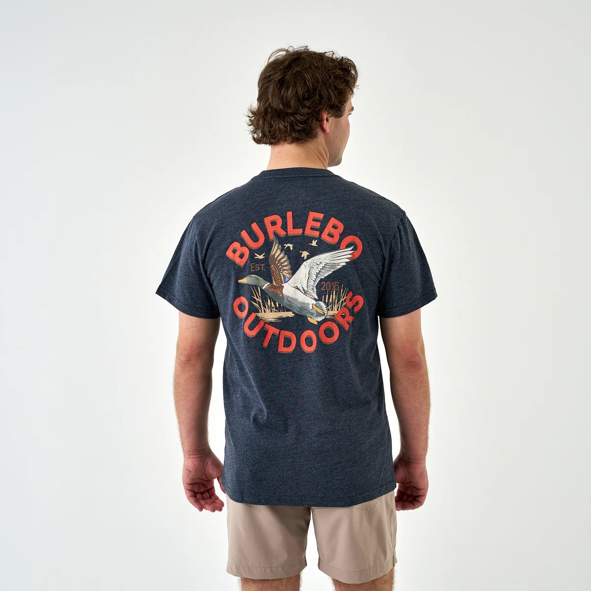 Burlebo Old School Duck Hunt Navy Tee