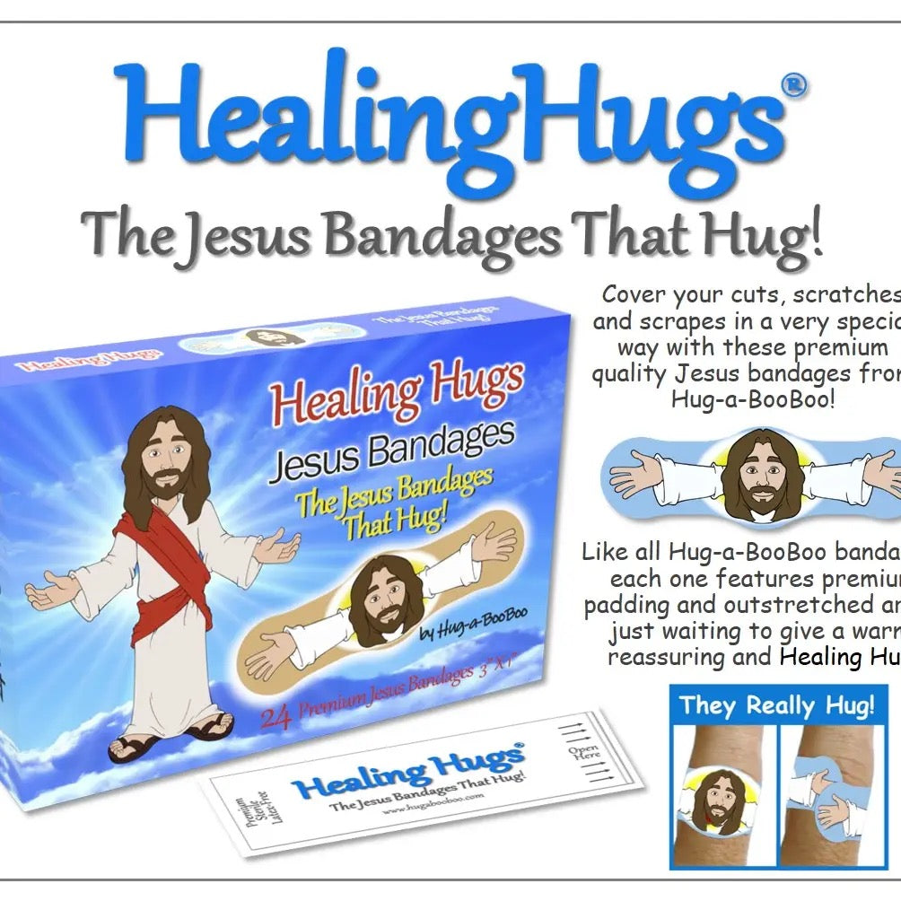 Healing Hugs Jesus Bandages 24ct