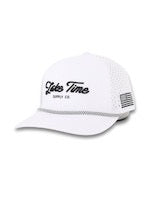 The Flagship Snapback Hat - White