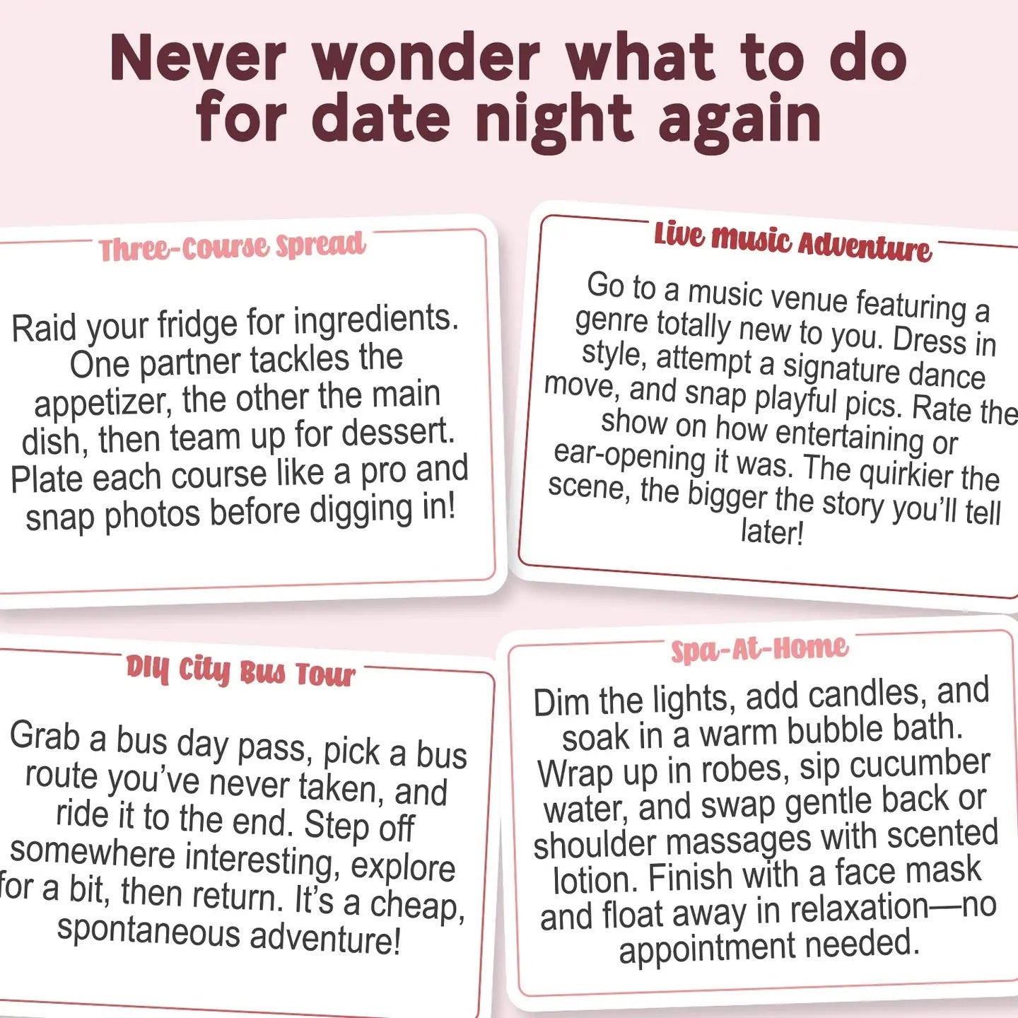 This Is What We Are Doing For Date Night Game