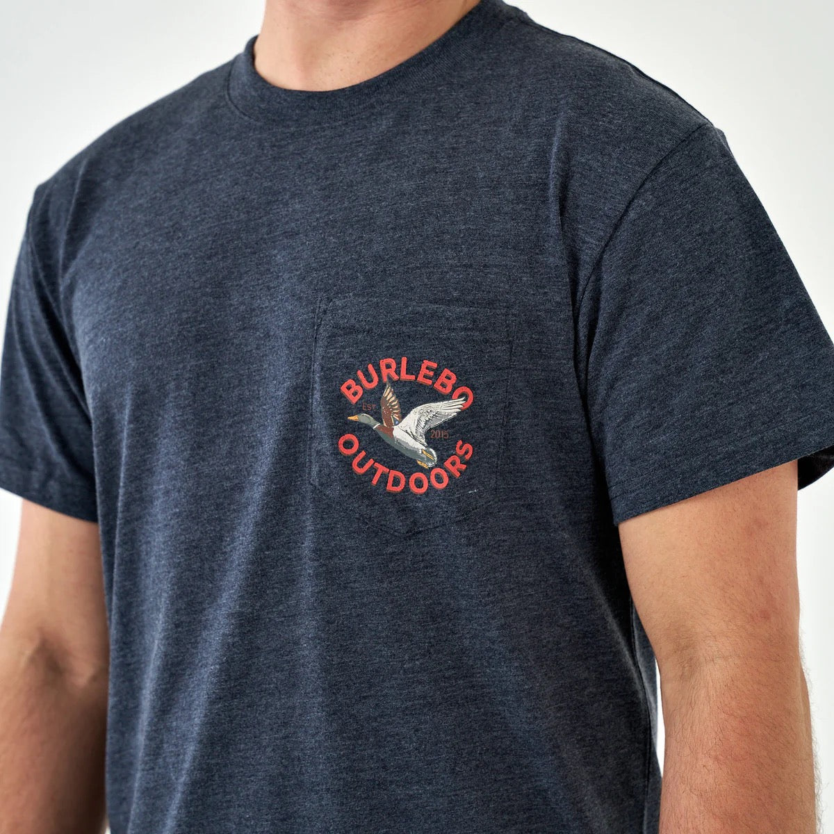 Burlebo Old School Duck Hunt Navy Tee