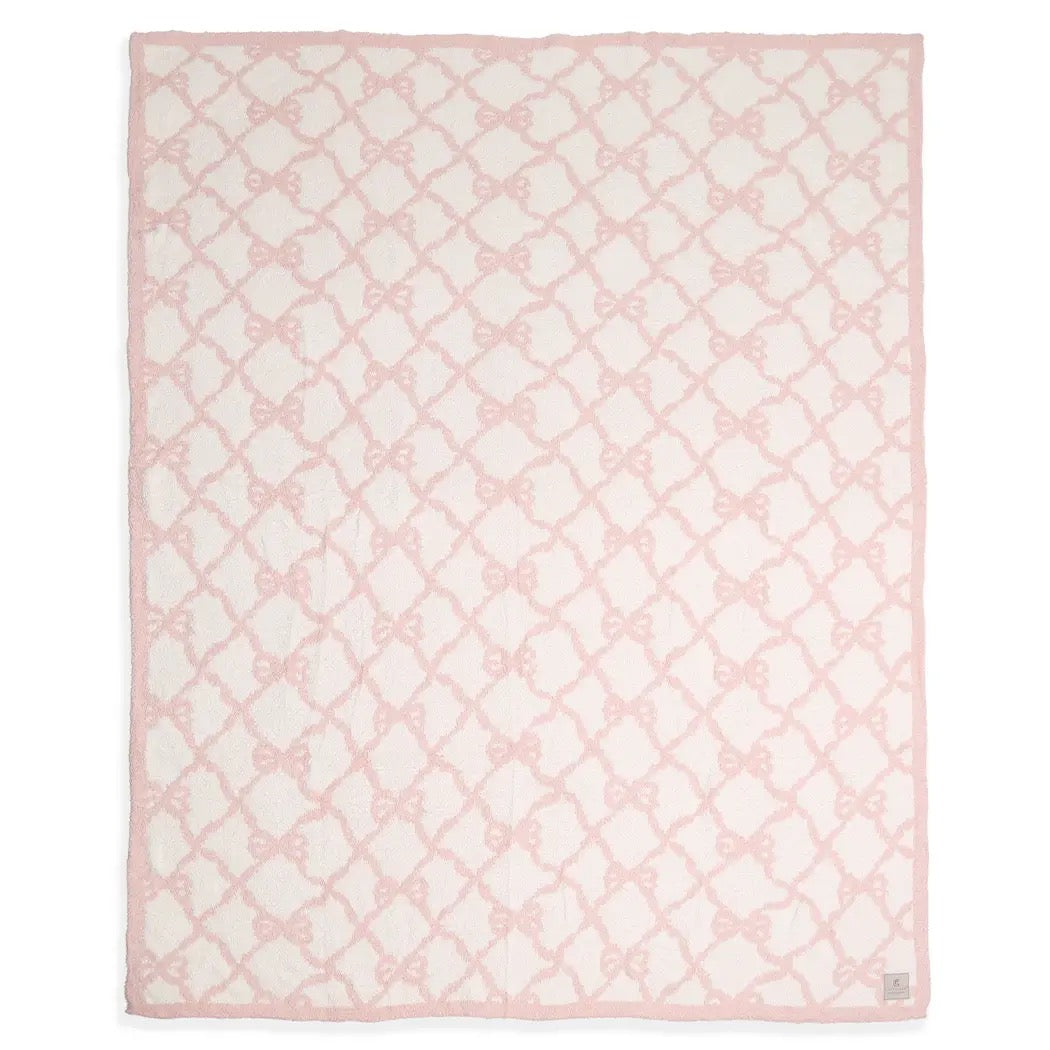 Ribbon Pattern Soft Throw Blanket