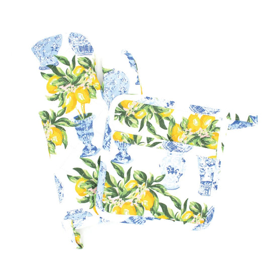 Lemon Ginger Oven Mitt Set
