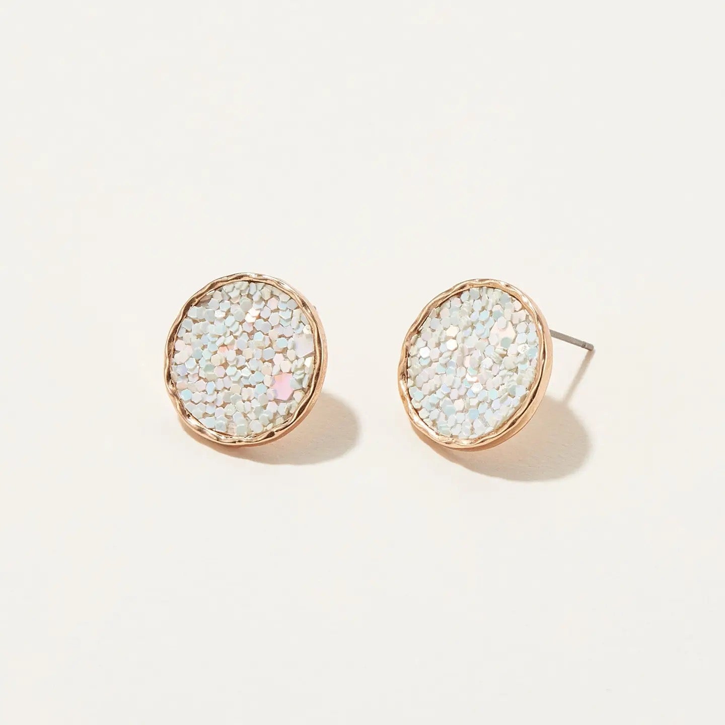 America Glitter Stud Earrings 3 pair