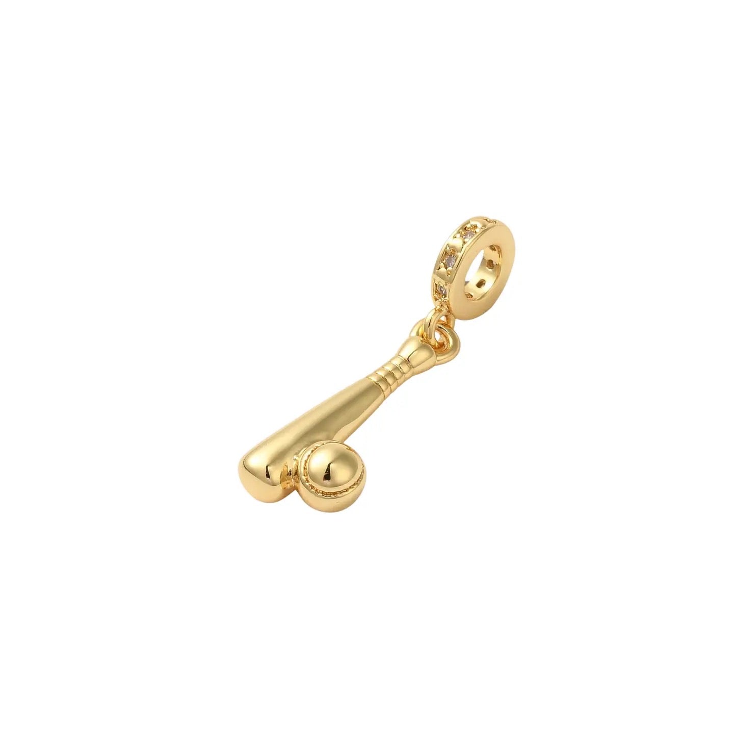 Gold Home Run Charm