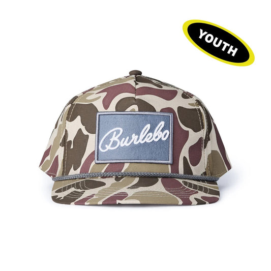 Burlebo Youth Grey Patch Camo Hat