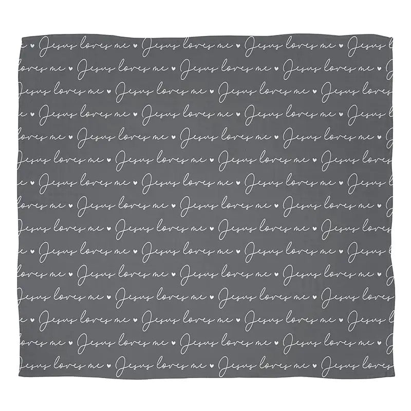 Jesus Loves Me Swaddle Blanket