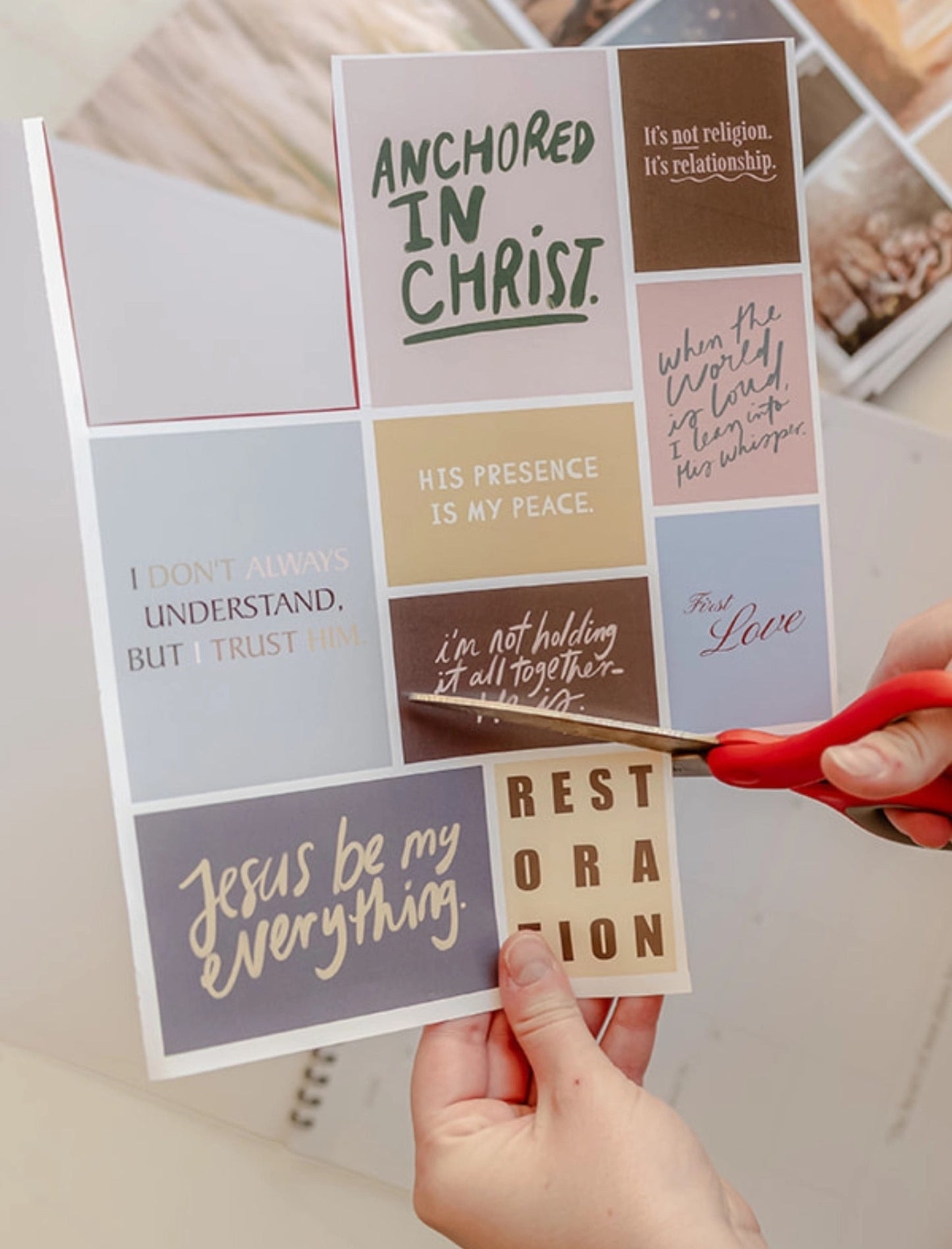 Prayer Board Journal &  Image Book