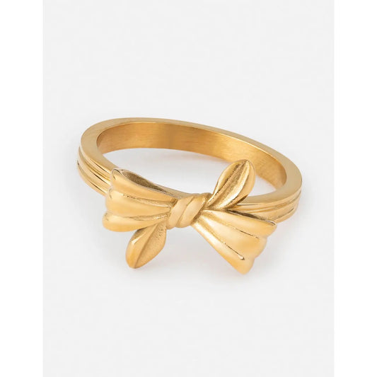 Gold Ribbon Ring