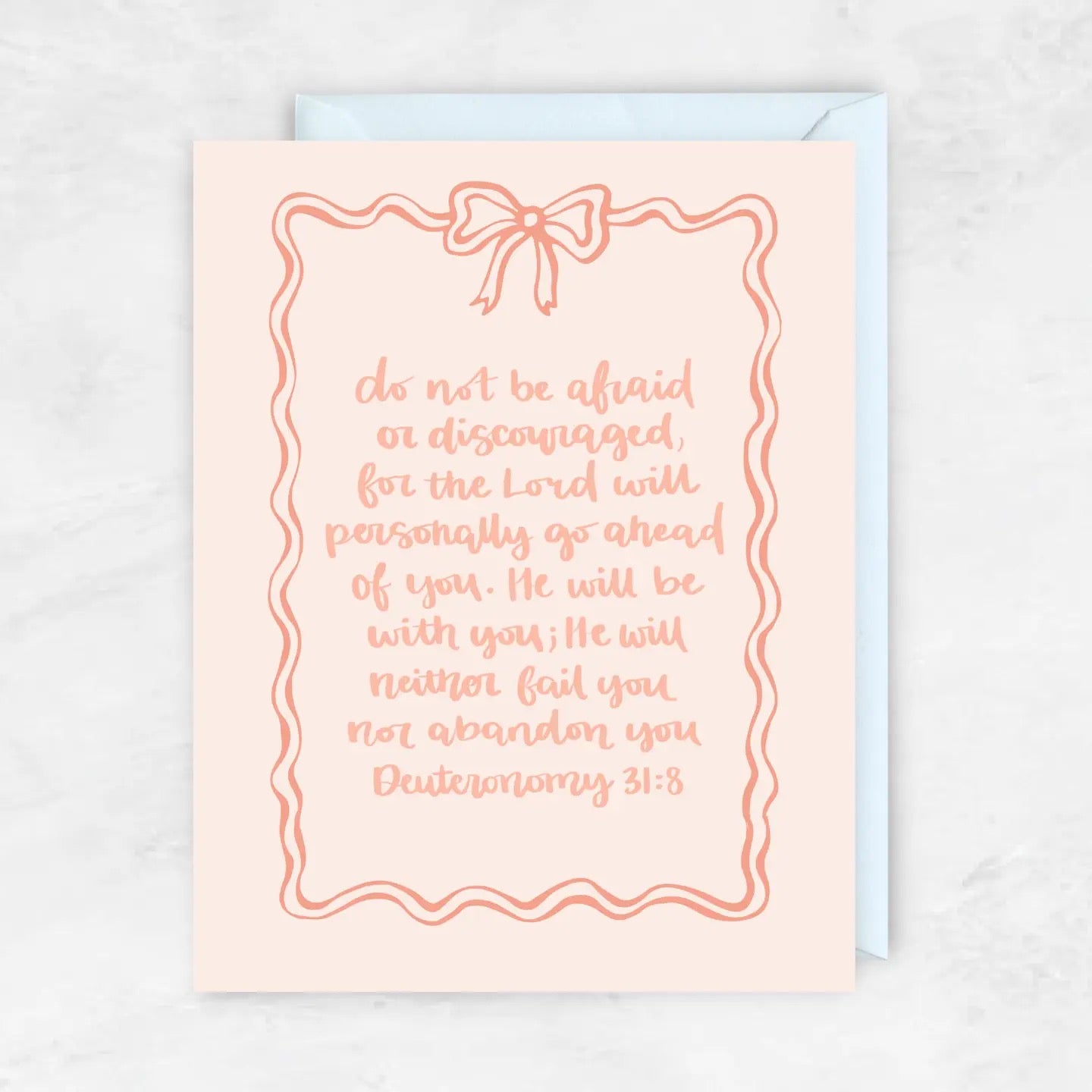 Deuteronomy 31:8 Greeting Card