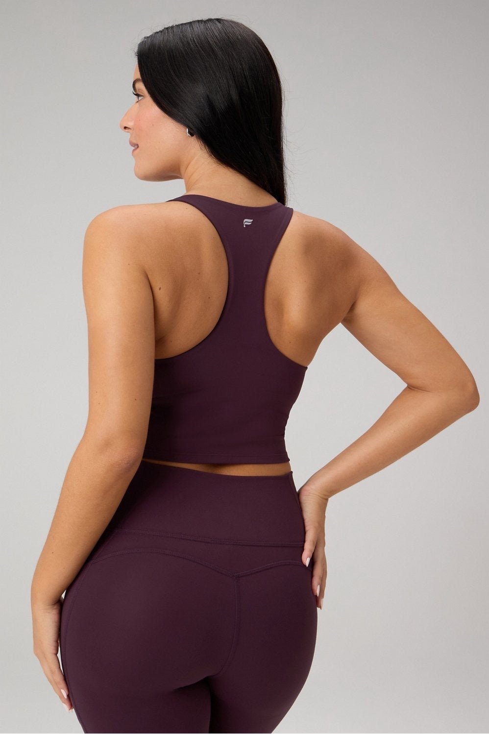 Fabletics Anywhere Cropped Built-In Bra Tank