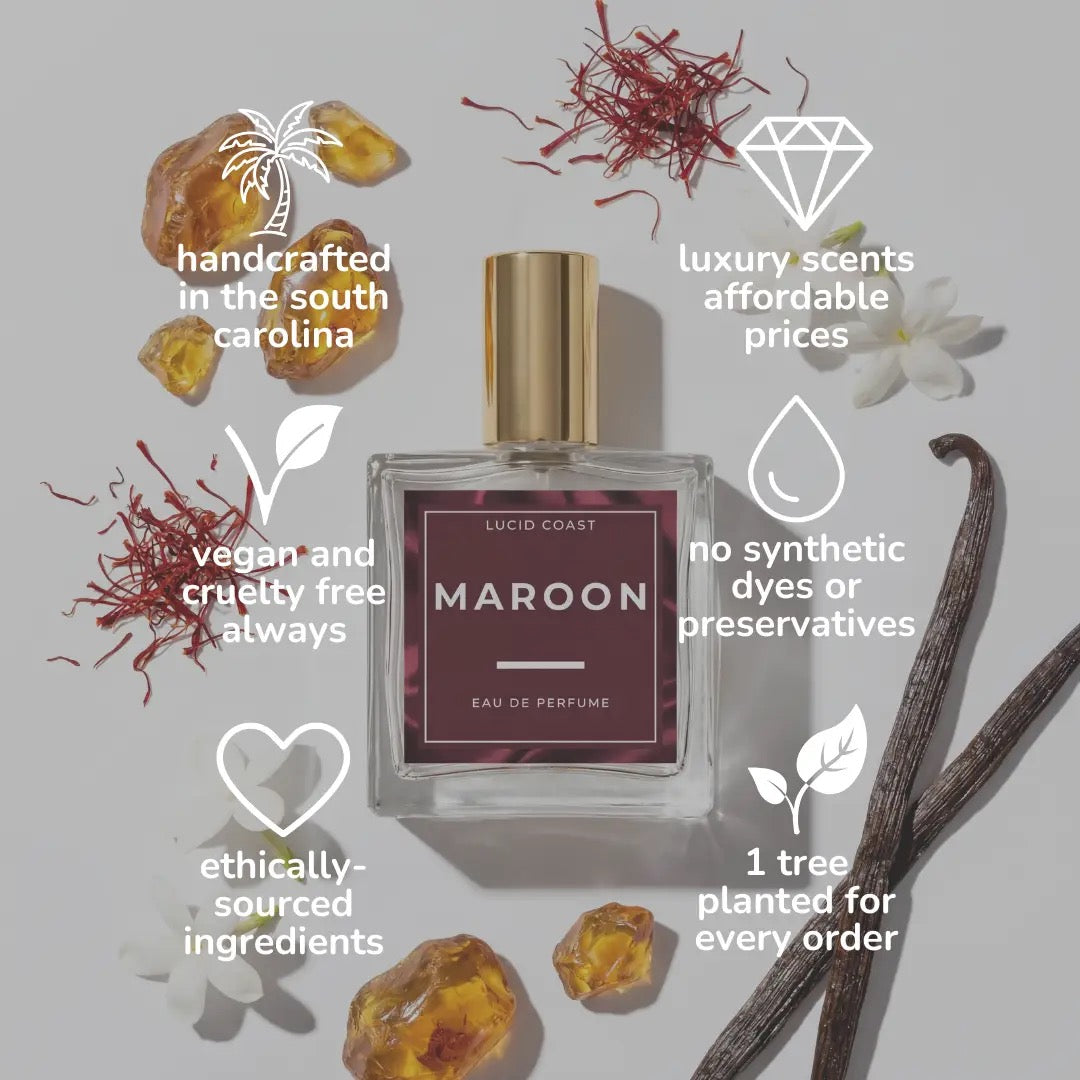 Lucid Coast Inspired Perfume - Maroon