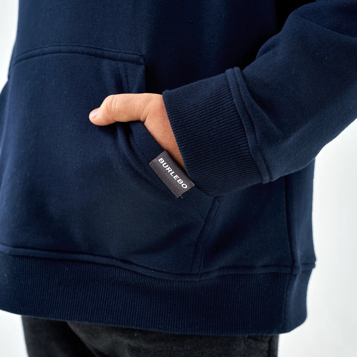 Burlebo Youth Navy Old School Duck Hunt Fleece Hoodie