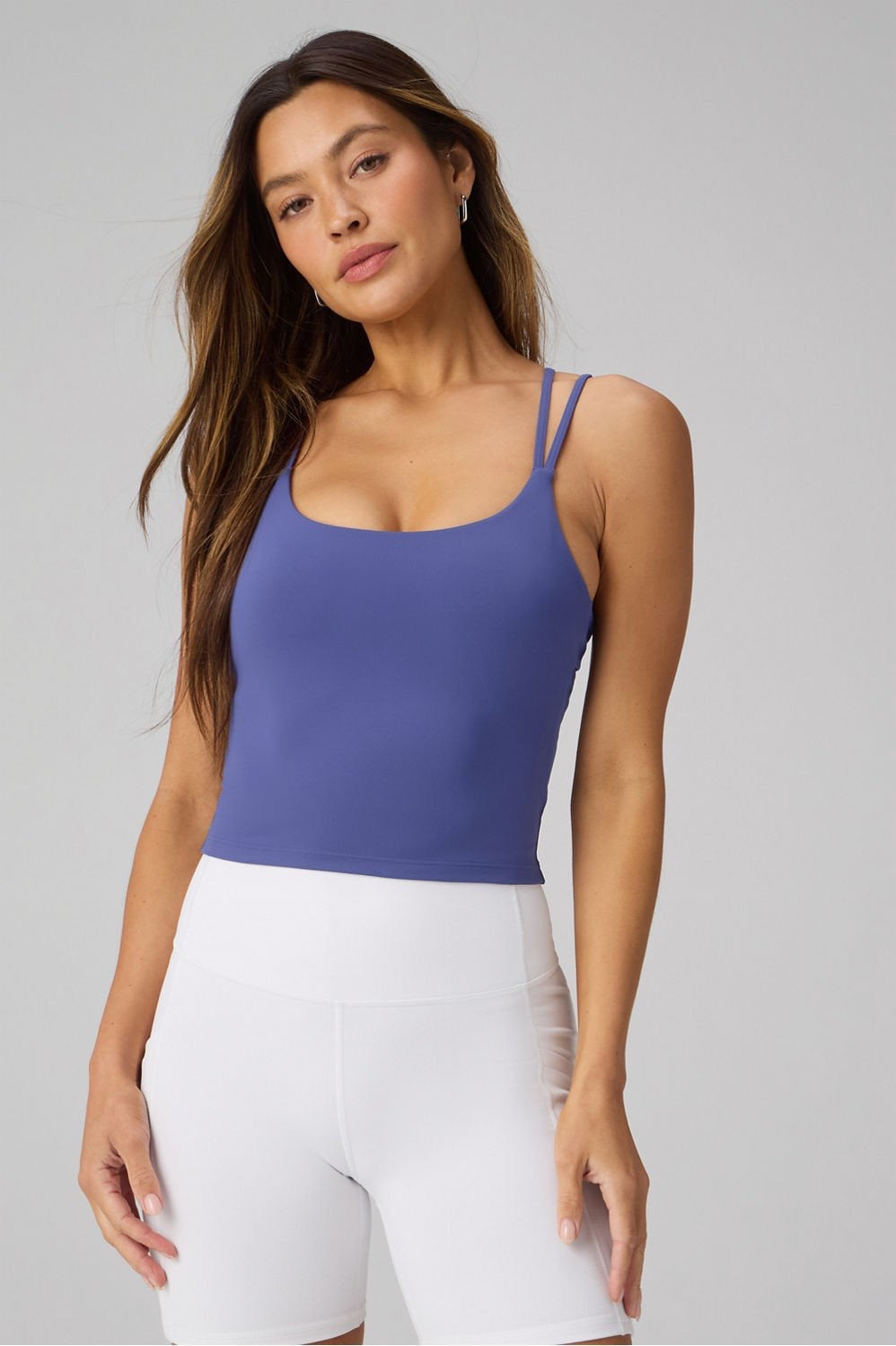 Fabletics Principal Built In Bra Tank-Velvet Dawn